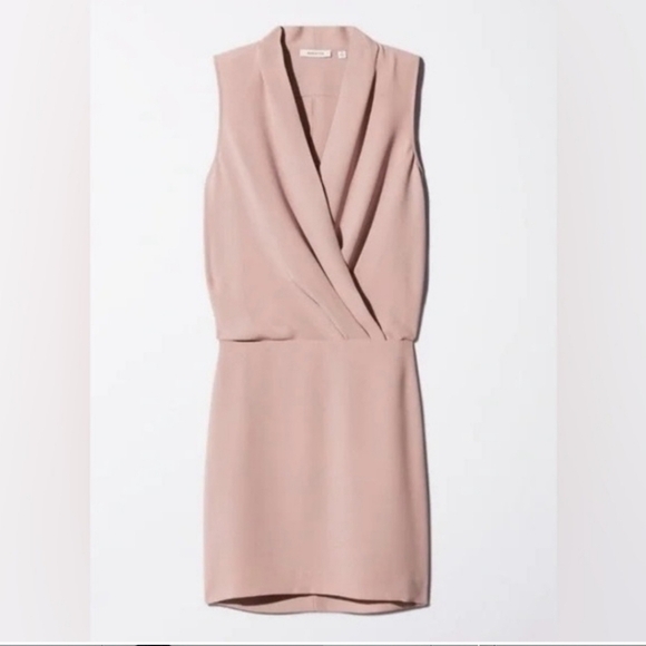 Aritzia Babaton Phoenix Dress Quarry SZ S - Picture 1 of 13